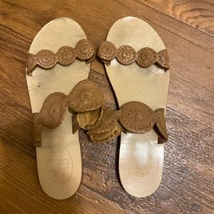 Jack Rogers Lauren Brown size 9